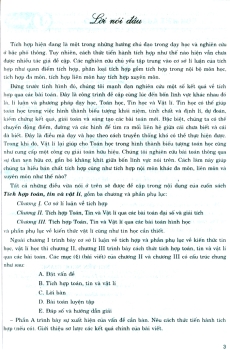 TÍCH HỢP TOÁN, TIN VÀ VẬT LÍ (Bài toán thực tế, Giải toán bằng phương pháp Tin học và Vật lí; Phát triển tư duy sáng tạo; Cơ sở lí luận của tích hợp)